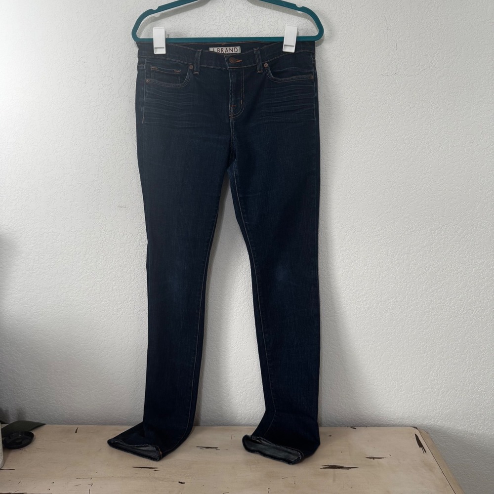 J Brand The Pencil Leg Dark Wash Denim Jeans Women's Size 30 Style 912C012